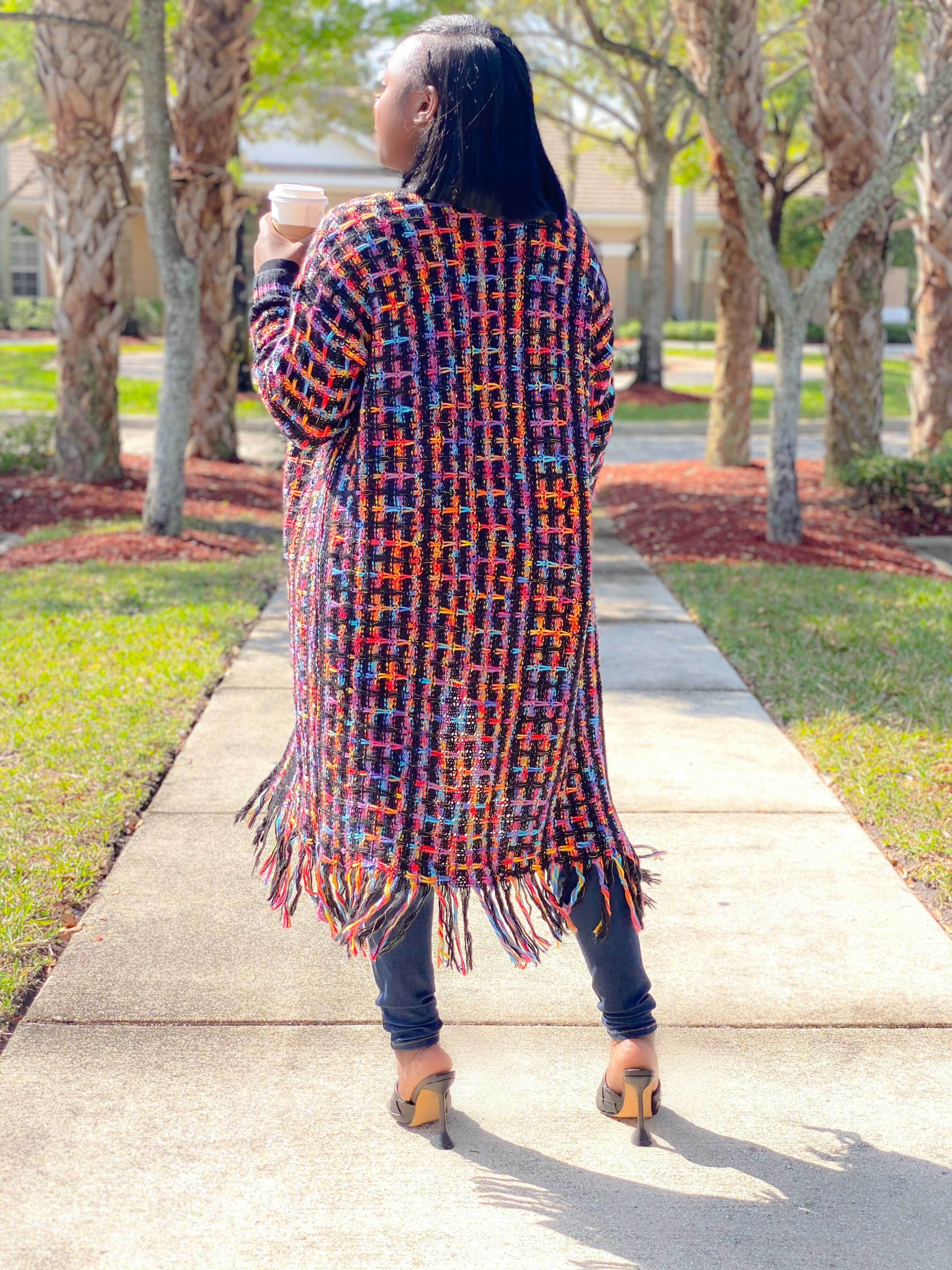 COLORFUL CROCHET CARDIGAN (FINAL SALE).